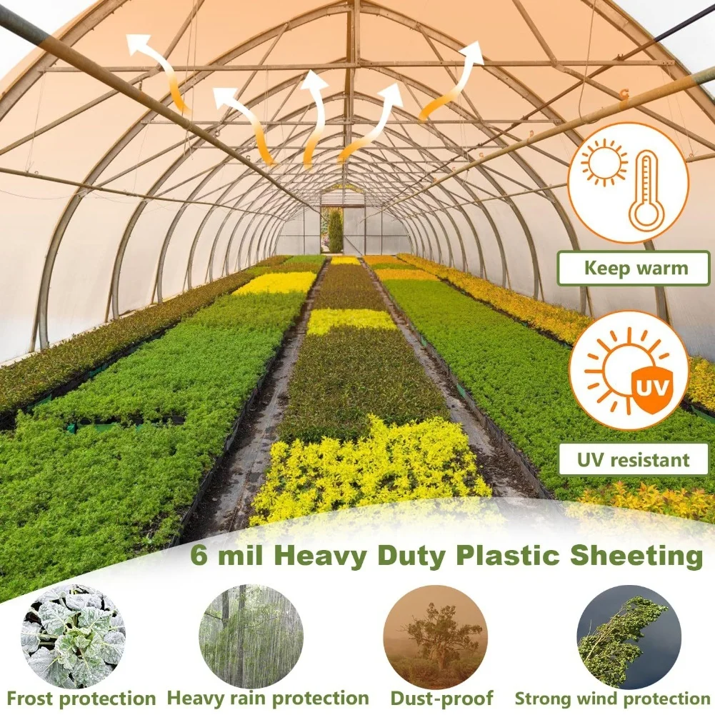 Indoor Plant Protection 2*3 Customizable Greenhouse Film Size Customizable Plastic Film Heat Insulation Barrier