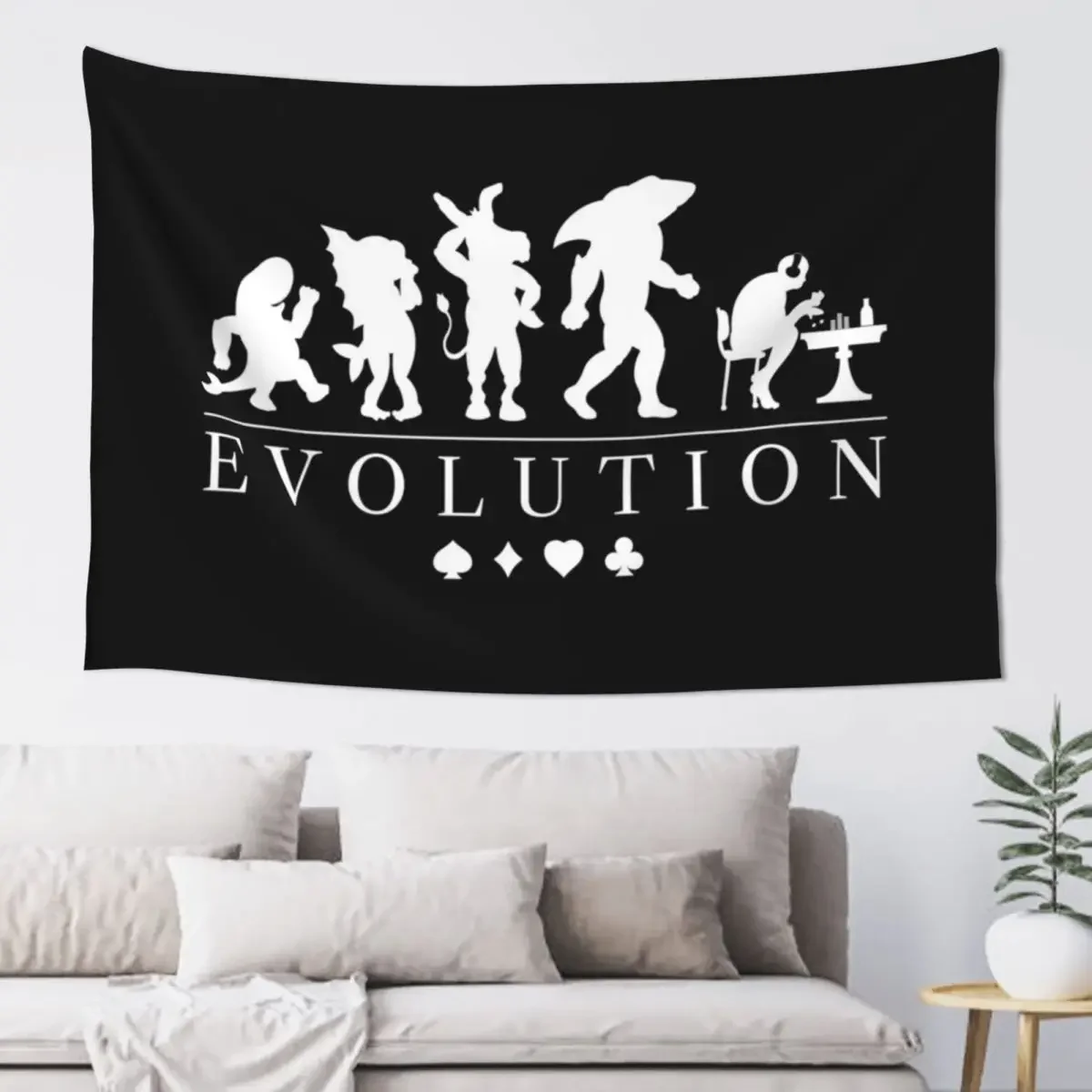 Poker Darwinism 2 Tapestry Decoration Wall Room Design Things To Decorate The Room Tapestry