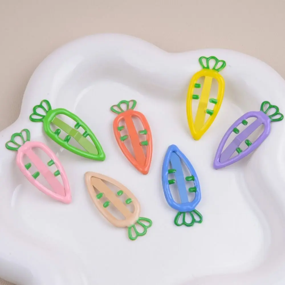 ファッションかわいいニンジン BB ヘアピンドーパミンキャンディーカラーのヘアグリップギフトヘアアクセサリー子供
