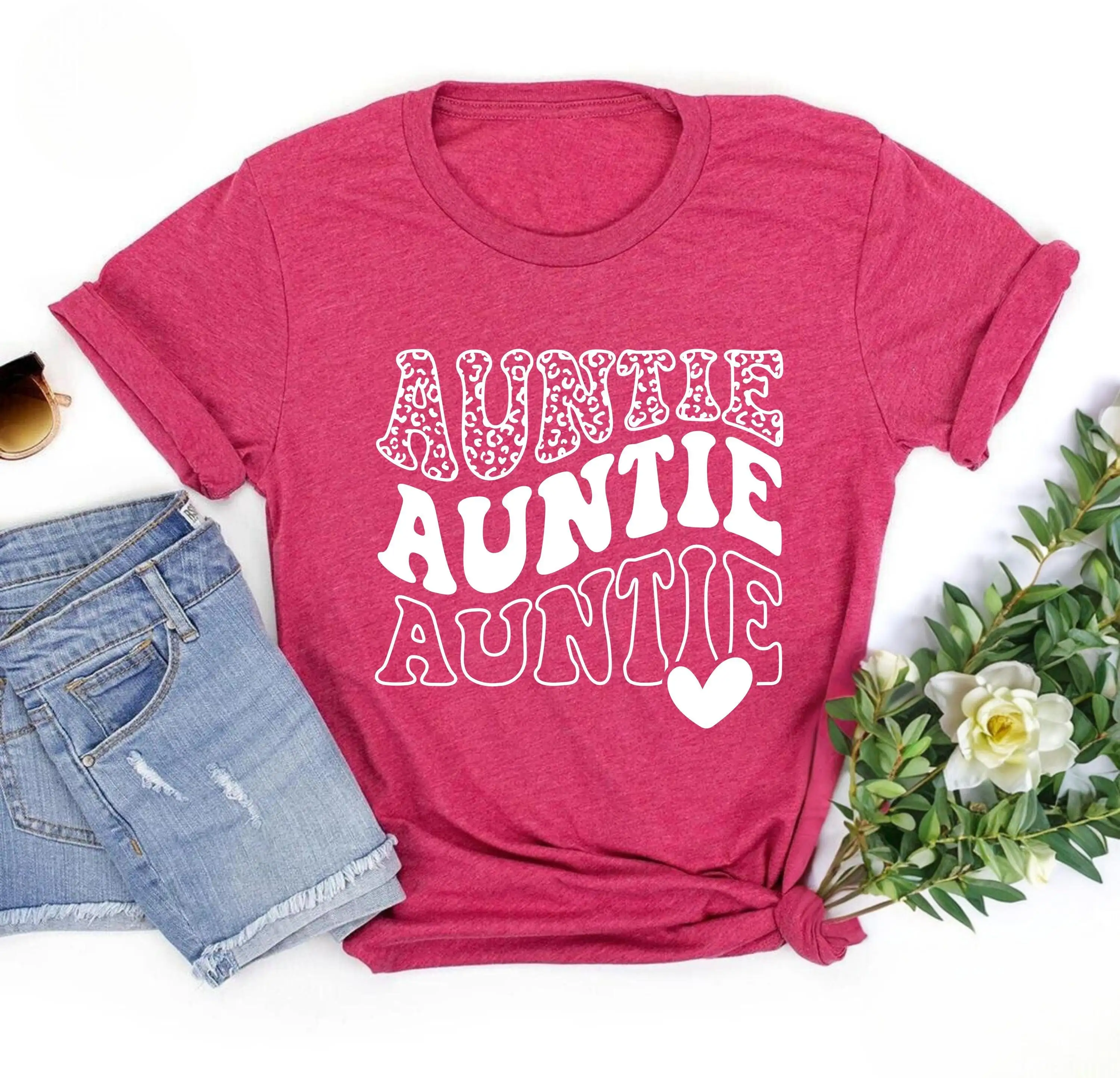 Auntie T Shirt New Aunt Pregnancy Announcement Reveal To Cool Club Baby Birthday Or