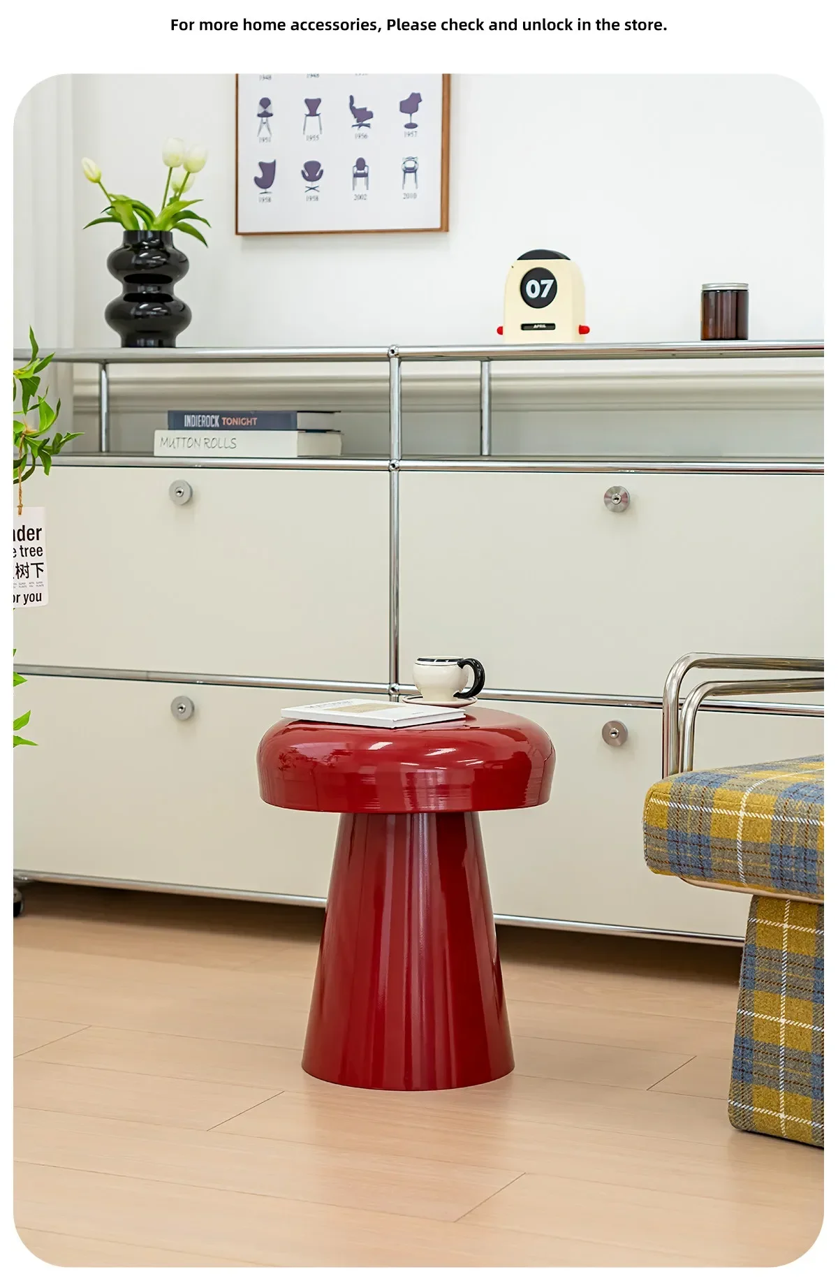 Nordic Simple Side Home Living Room Sofa Corner Table Coffee Modern Creative Small Round Table
