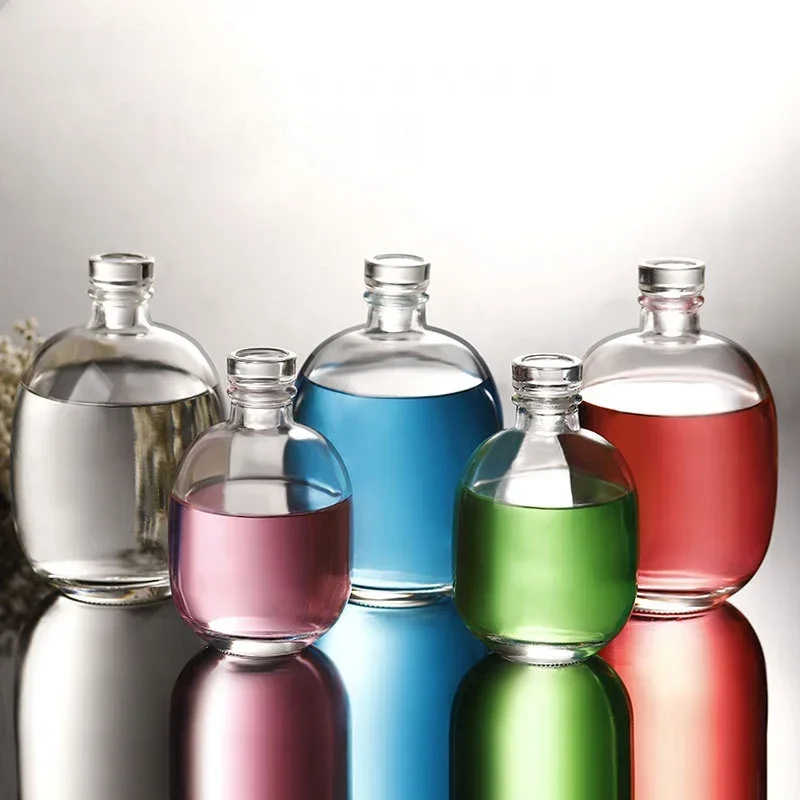 Clear/Matte classical party home lead-free glass bottle wine decanter barware