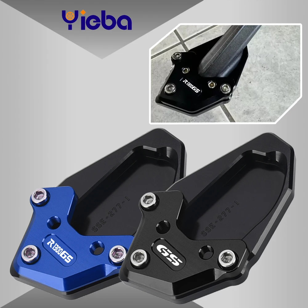 

For BMW R1300GS R 1300 GS Trophy Triple Black 2024 2025 2026 Motorcycle Kickstand Foot Side Stand Extension Pad Support Plate