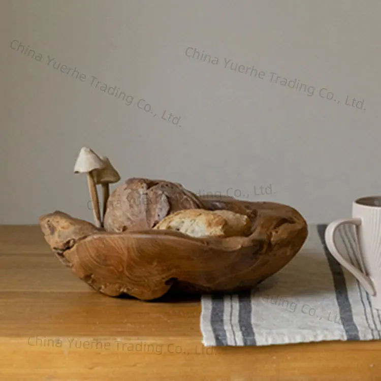 

Retro creative "Pharaoh's mushrooms" handmade tray B & B home coffee table desktop art deco ornament