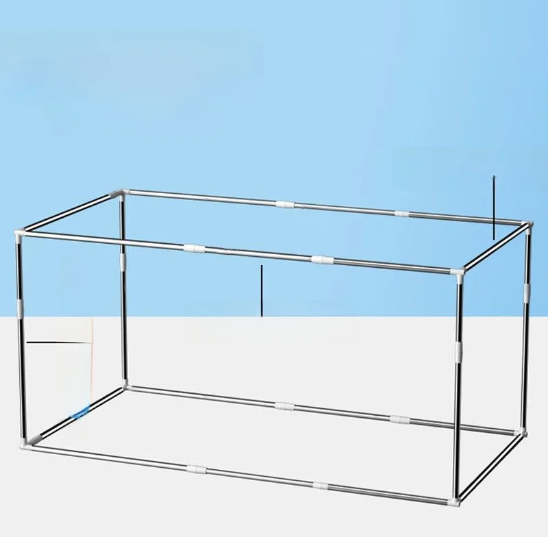 

Adjustable Student Dormitory Bed Curtain Mosquito Net Stand Thickened Steel Rod Support Breathable Cotton Mosquito Proof