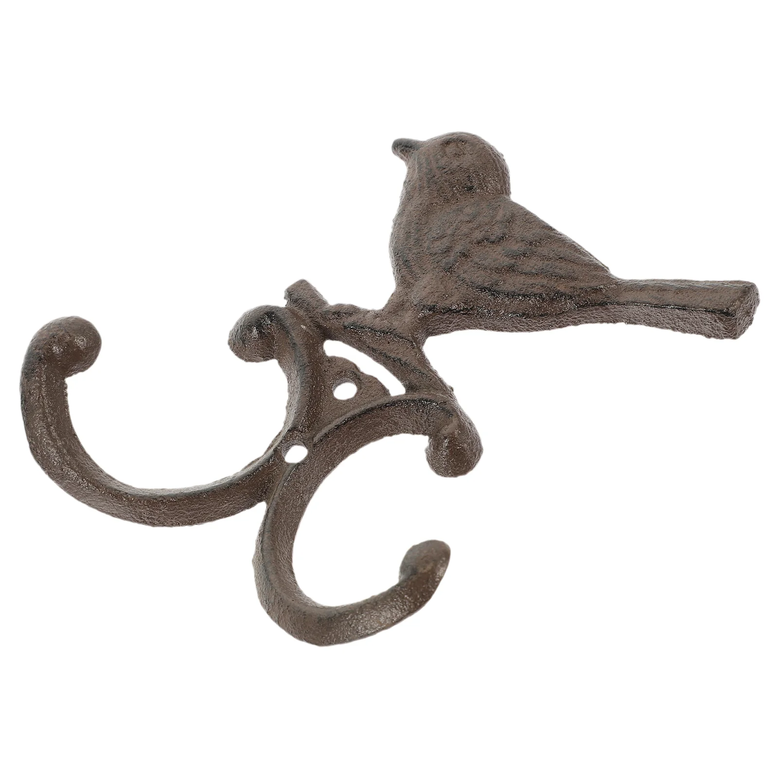 Wall Mounted Hanger Hook Hooks Cast Iron Bird Decorate Heavy Duty Shaped Coat Macrame