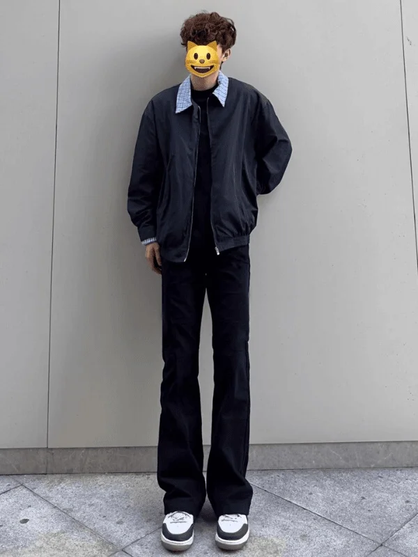 

Bla Cleanfit расклешенные джинсы мужские осенние прямые брюки с высокой талией для похудения модные повседневные джинсовые брюки