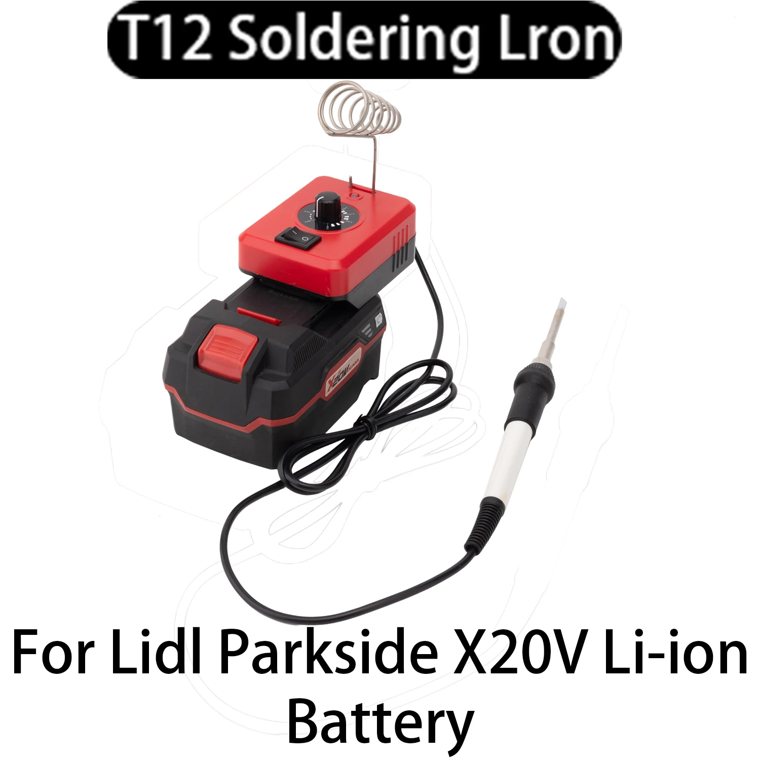 T12 soldering iron For Lidl Parkside X20V Li-ion Battery accessory electronic components T12 soldering iron