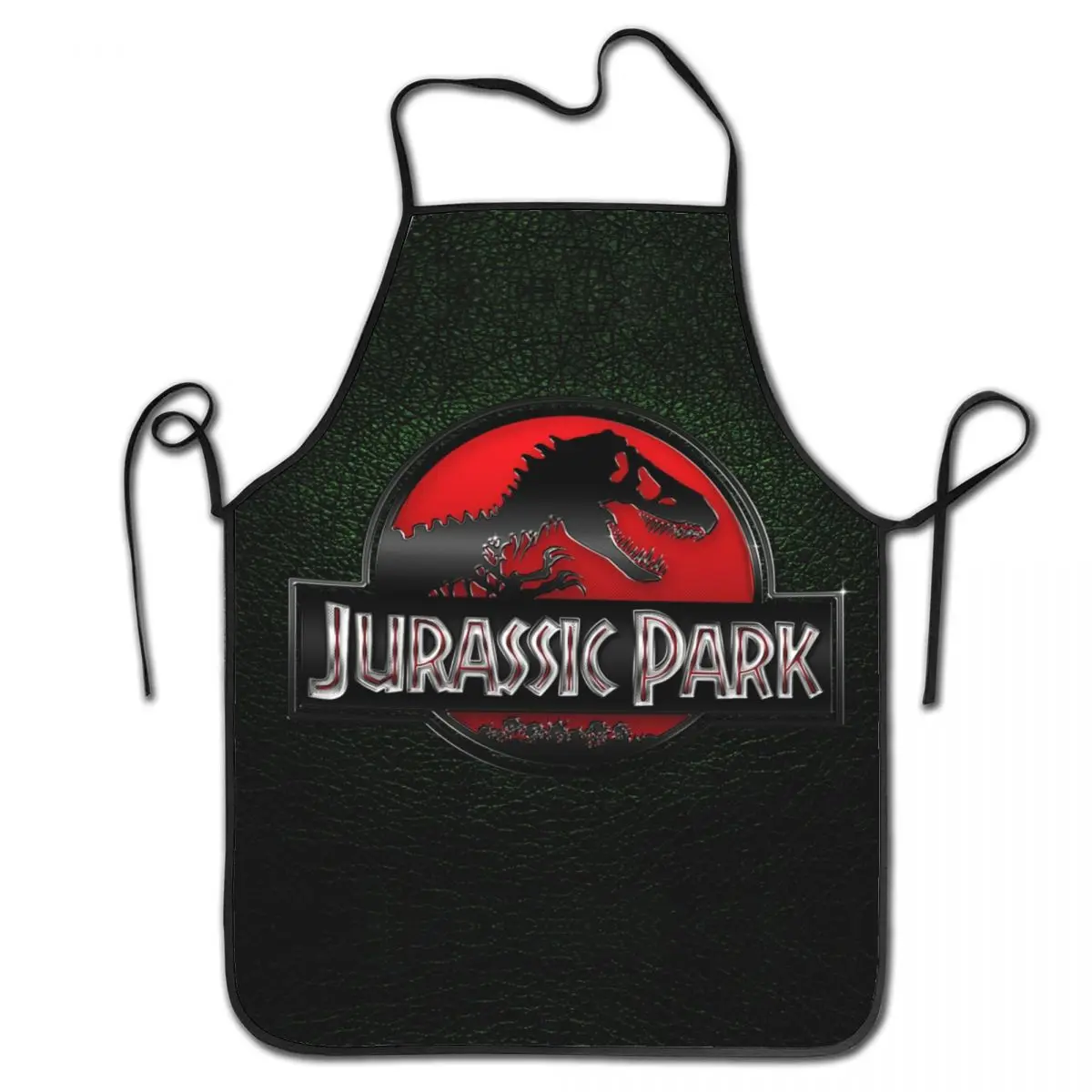 Jurassic Park Leather Texture Print Funny Apron Women Men Dinosaur Adult Unisex Kitchen Chef Bib Tablier Cuisine Cooking Baking