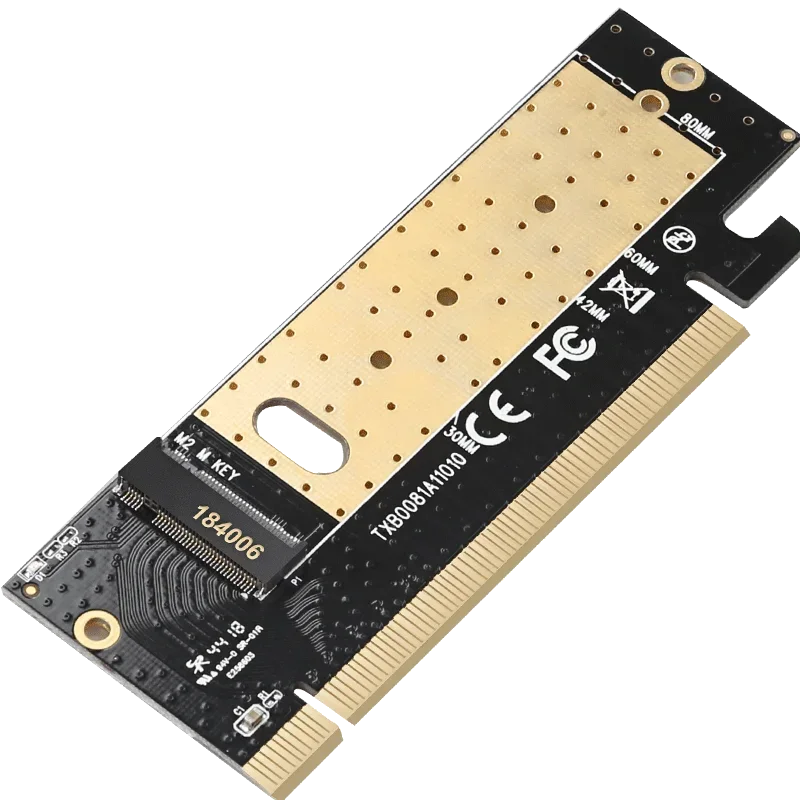 ANDDEAR-Carte adaptateur M.2 vers PCIE 3.0 pour ordinateur, extension haute vitesse, lecteur à semi-conducteurs X16