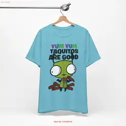 Invader Zim Gir shirt Yum Taquitos Are Good T Emo Scene Style 2000's Hot Topic Fashion long or short sleeves
