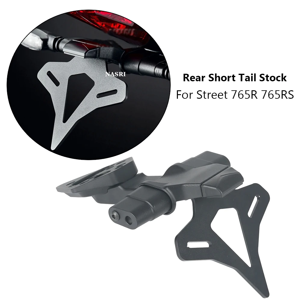 

NEW Motorcycle Rear Short Tail Stock Tidy License Plate Holder Tailstock Bracket Kit For Street 765RS 765R 765 RS 765 R