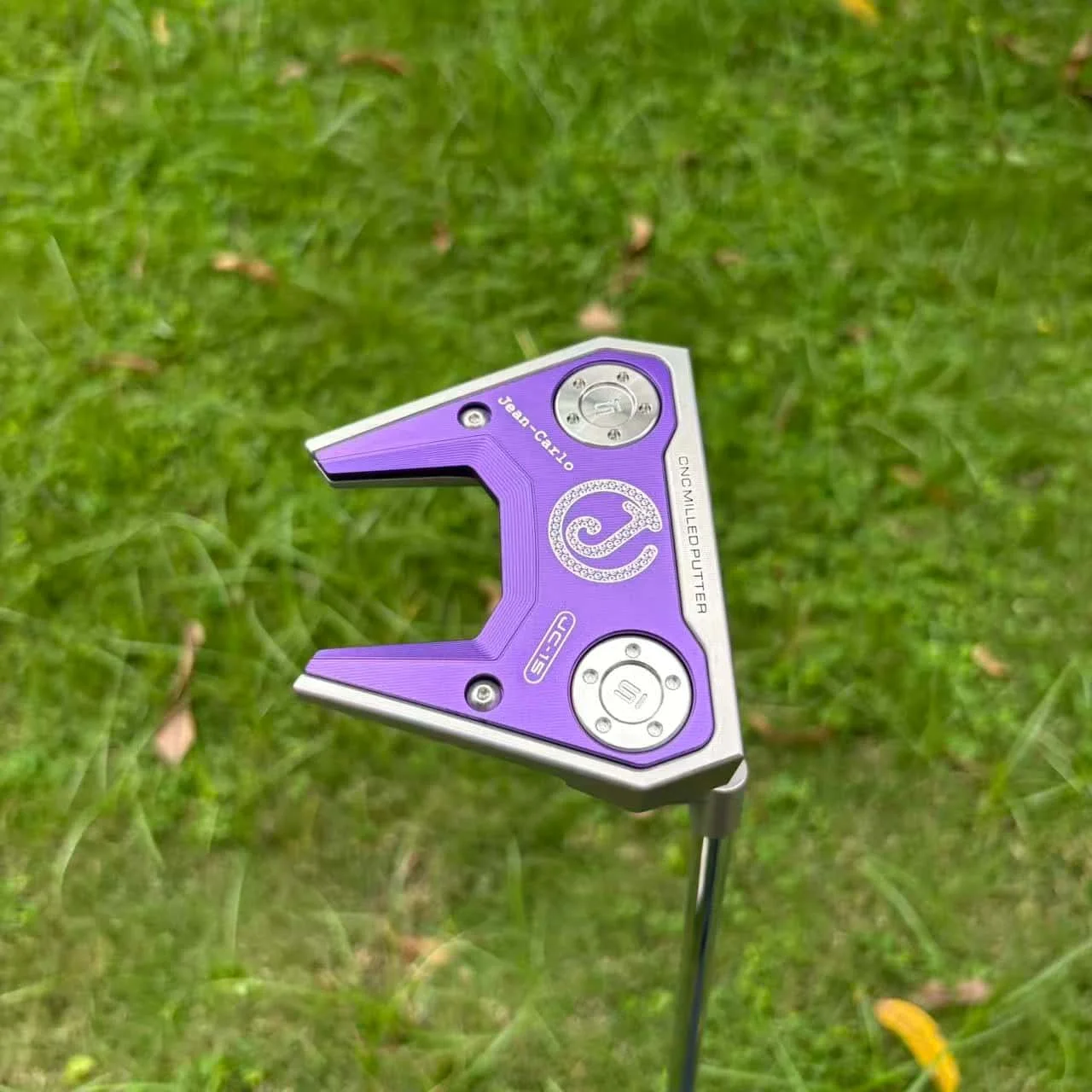 Jean‑Carlo JC‑15 CNC Milled Golf Putter, High MOI Mallet Putter with Adjustable Weights, Low Center of Gravity, High Forgiveness