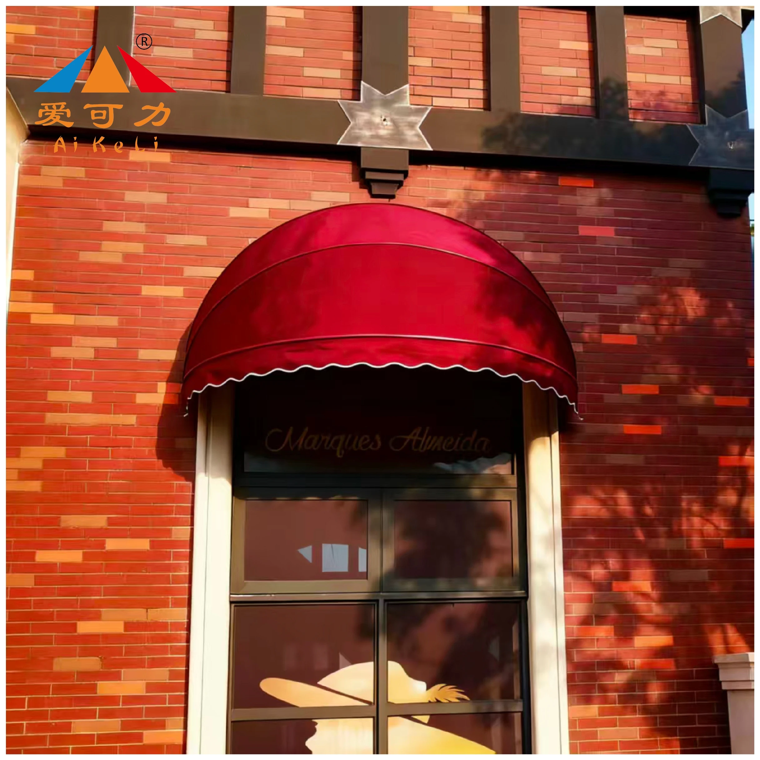 Factory Direct Modern Manual Aluminum Alloy French Villa Balcony Outdoor Retractable Folding Canopy for Sun Rain Outdoor Garden