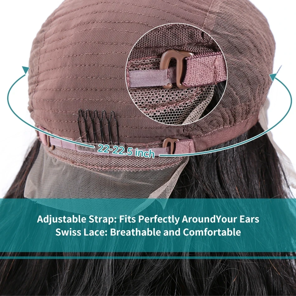 Peluca de encaje HD, cabello humano prearrancado, peluca de encaje HD, pelucas de cabello humano 13x6, peluca Frontal de encaje recto de hueso de 36 pulgadas para mujeres