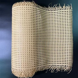 40cm/45cm/50cm Wide DIY Plastic Artificial Rattan Cane Webbing Roll Wicker Sheet Outdoor Chair Table Furniture Repair Material