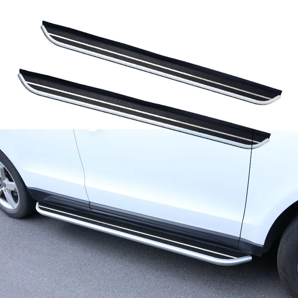 2Pcs Fixed Running Board Nerf Bars Side Steps Fits For Yaris Cross 2020-2023