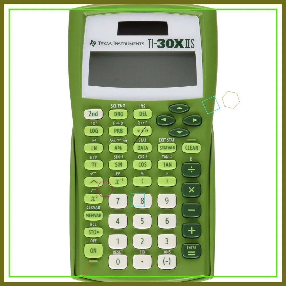 

2-Line Scientific Calculator with Solar Power, Statistical Functions, and 1-Year Warranty