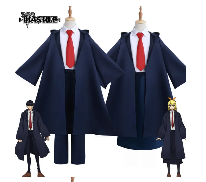 

Anime Mashle Magic and Muscles Cosplay Costume Mash Lance Rayne Lemon Easton Magic Academy Uniform Suit Halloween Party Outfit