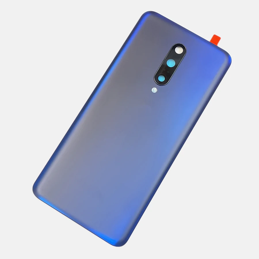 A+++ For OnePlus 7 Pro / 7Pro 5G Glass Battery Cover Hard Back Door Lid Rear Housing Panel Case + Adhesive + Camera Lens