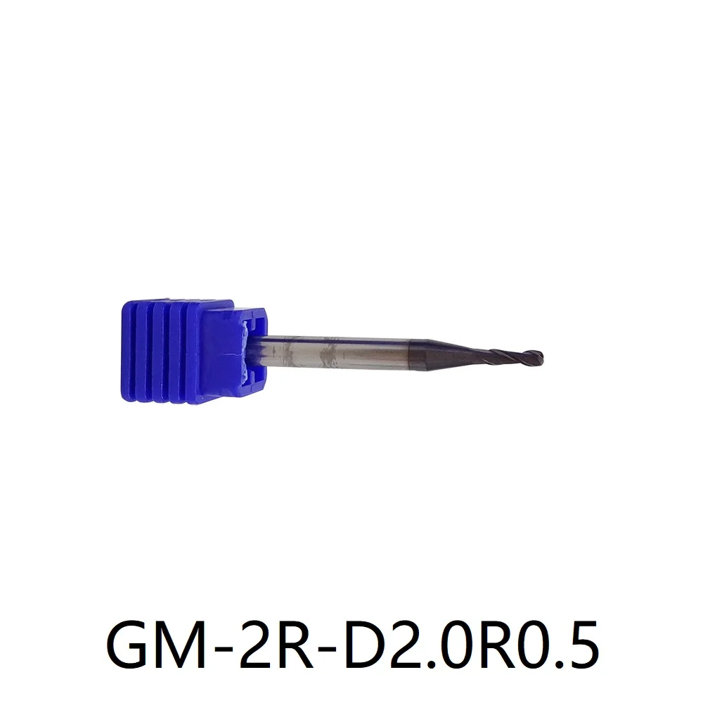 ZCC GM-2R-D1.0R0.2 1.5R0.2 2.0R0.2 0.5 2.5R0.2 0.5 3.0R 0.2 0.3 0.5 Solid carbide milling GM series Torus mill Semi-finishing