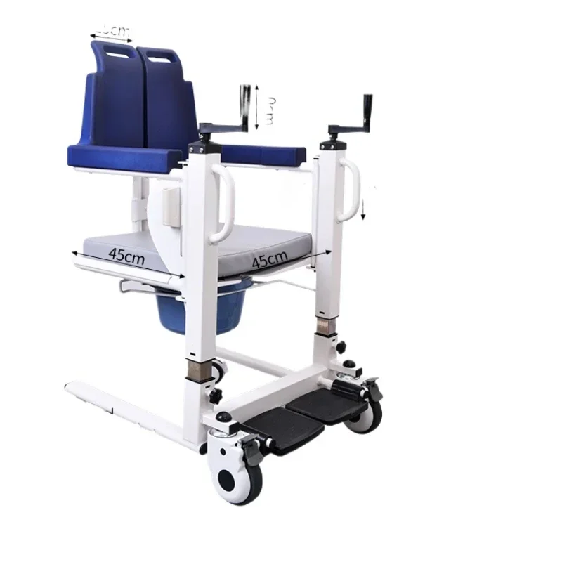 Nursing shift chair elderly patients of paralysis hydraulic translocation machine the disabled in bed bathing toilet walker