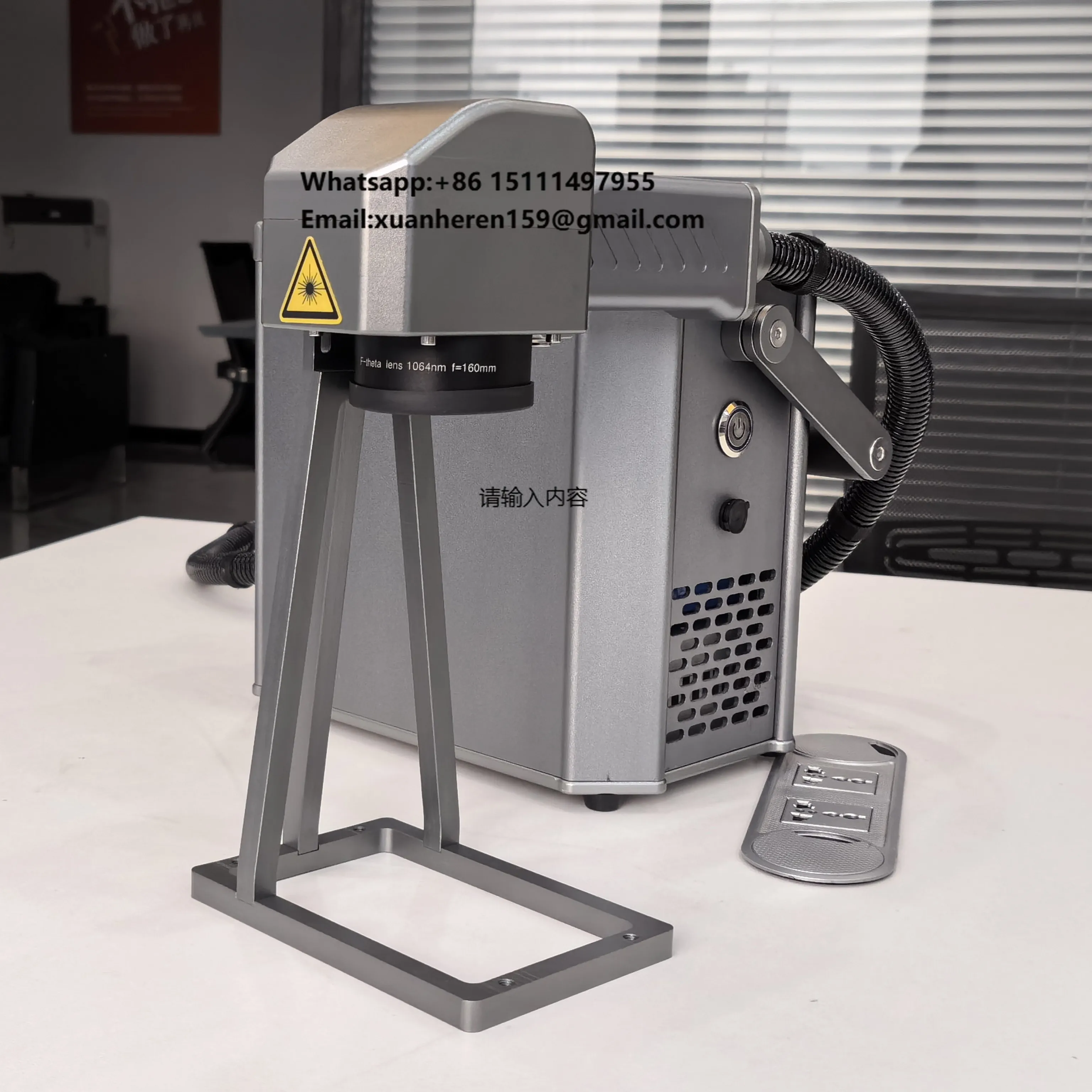 6kg Handheld 20W/30W Mini Fiber Lasr Engraving & Marking Machine with AI/DST Support Portable for Metal Jewelry