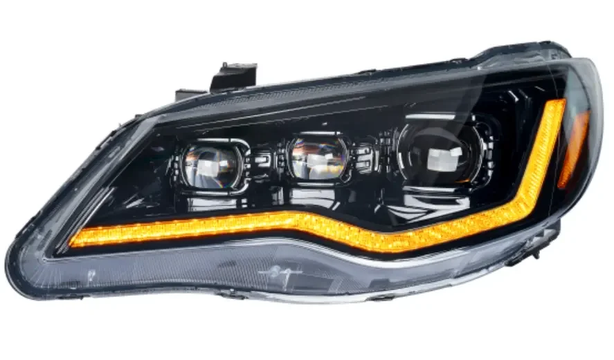 Lampu Depan LED Ciimo FD1 Retrofit Lampu Sein Sequential untuk Honda Civic FD2 Type R 2006-2011