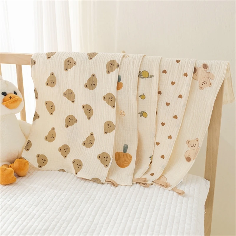

Muslin-Towel for Baby Multi-use Facecloth Skin Friendly Bandannas Handkerchief QX2D