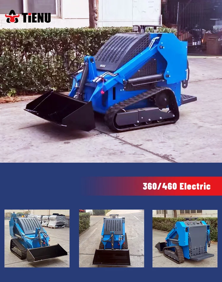 Maßgeschneiderter kompakter Mini-Kompaktlader 700kg 800kg kleiner Frontlader mit Schnellwechsler für Landwirtschaft und Bauwesen – Detail 5