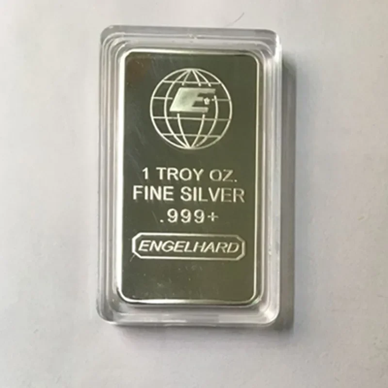 American Prospector Engelhard Coin, 1 oz Badge, Silver Plated Collectible, Souvenir Coin, 5 Pcs