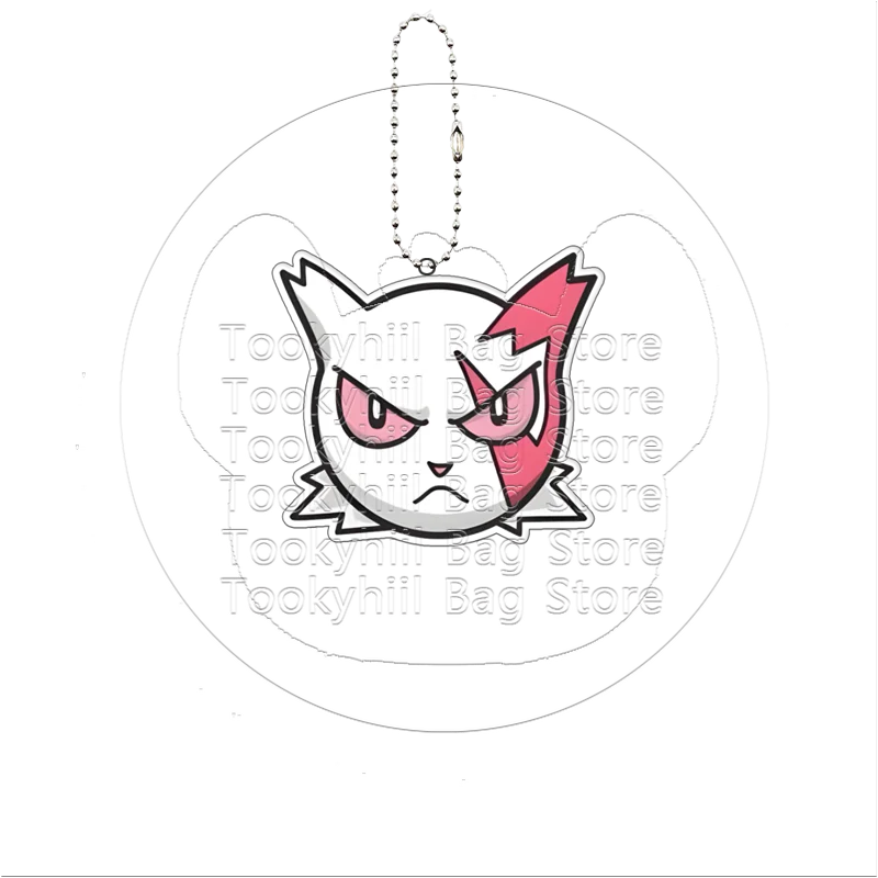 Q Version Pocket Monster Keychain Eevee Mewtwo Squirtle Jigglypuff Slowpoke Cartoon Characters Package Decor Bag Keyring Gift view 4