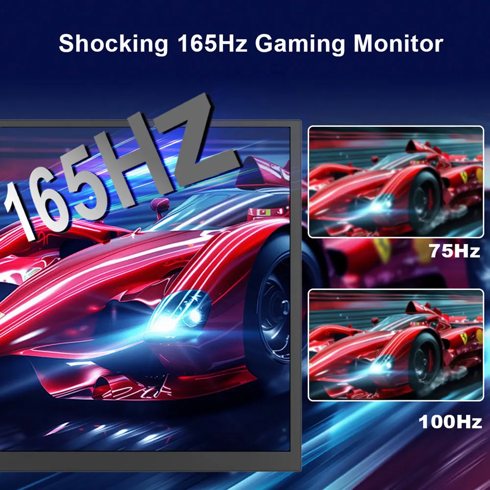 Immagine 4: Monitor portatile DLN da 27 pollici 2.5K 72% sRGB 165Hz, estensore dello schermo del laptop con porta Type C HDMI per Windows, Mac, ufficio, casa e gaming