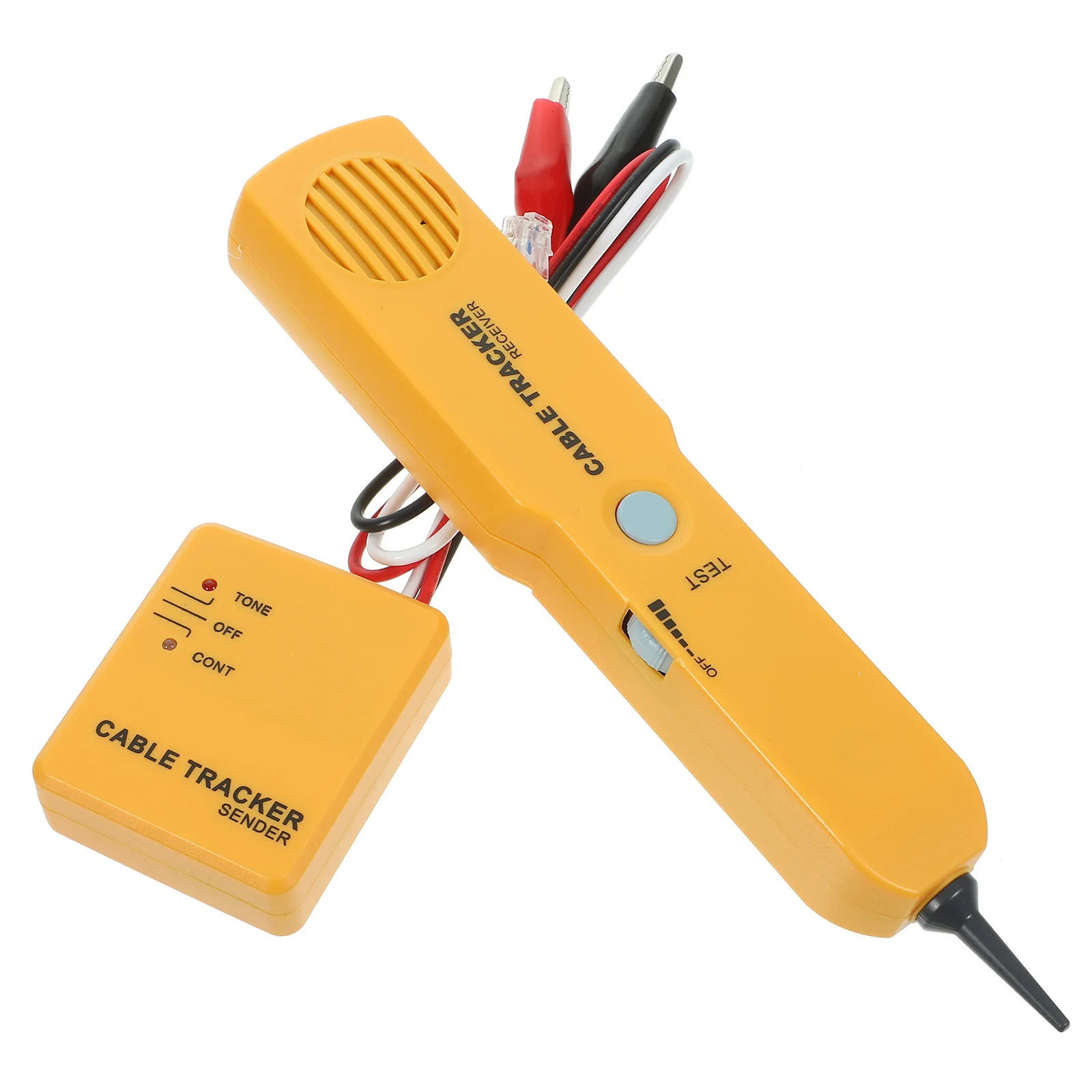 

Tone Line Finder Rj11 Telephone Cable Tester Toner Tracer for Wire Identification No Required Yellow Tone Line Finder