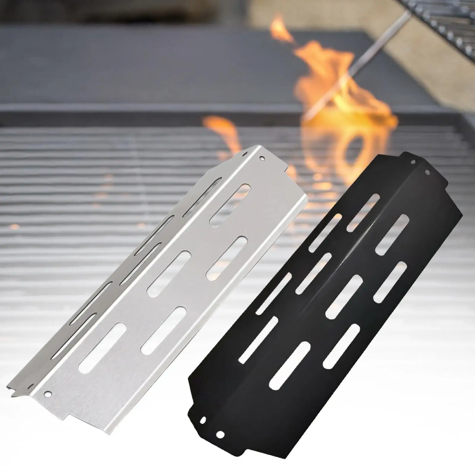 

Grill Heat Plate Heat Deflector, Barbecue Outdoor Cooking Professional Heavy