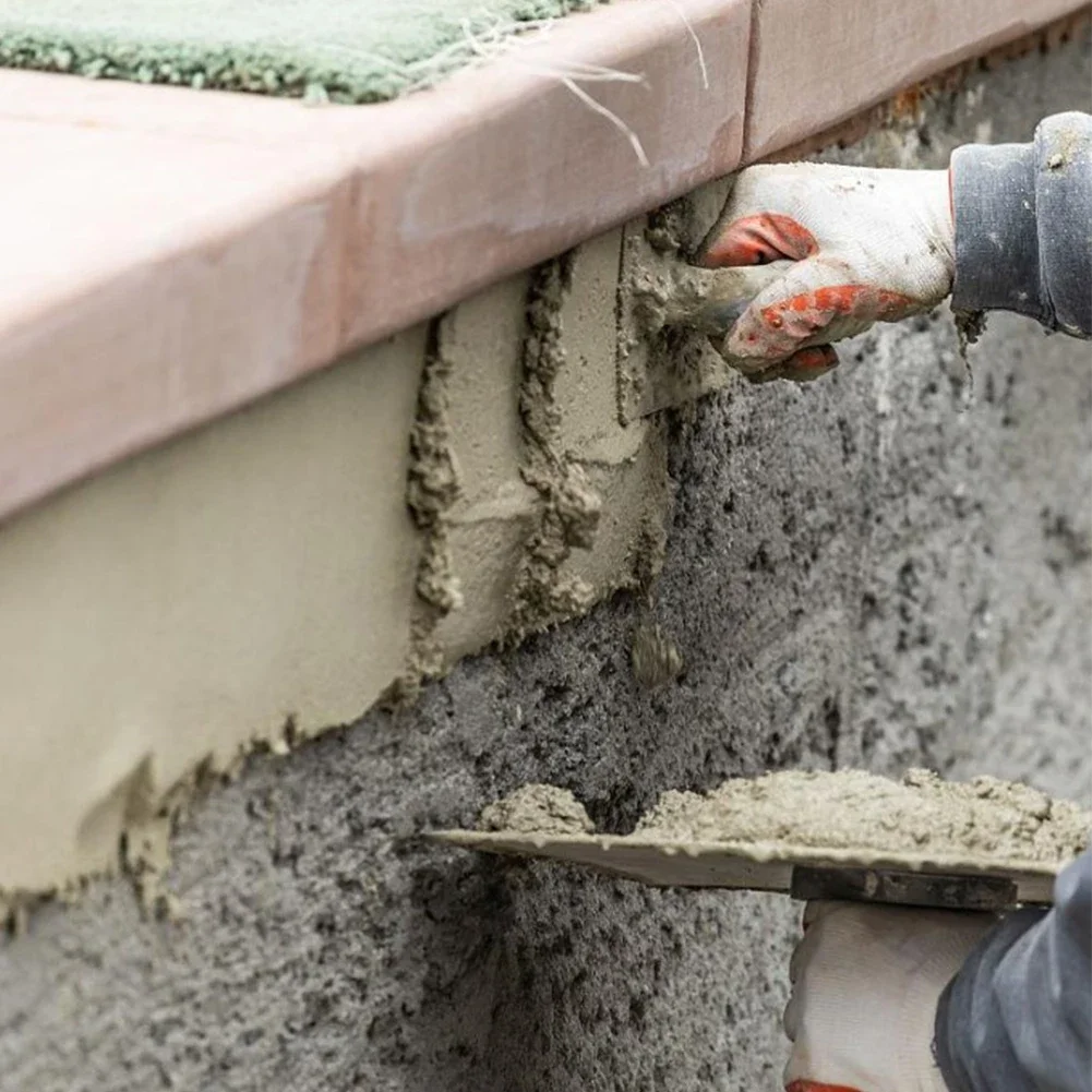 Imagem -04 - Ferramentas de Construção Faca de Massa Espátula de Tijolo Lâmina de Aço Carbono Cabeça Plana Apontou Ferramenta de Gesso Espátula de Tijolo Ferramentas Manuais