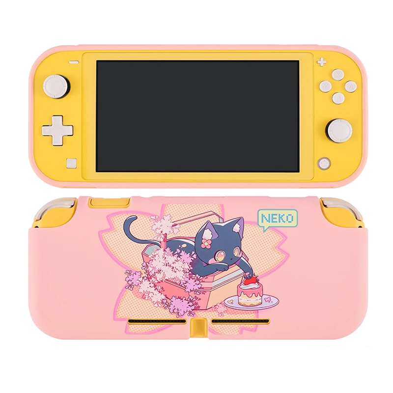 

Neko Cat Kawaii Shell for Nintendo Switch Lite Case Funda Pink Soft TPU Skin Shell Cover NS Lite Console Gaming Accessories