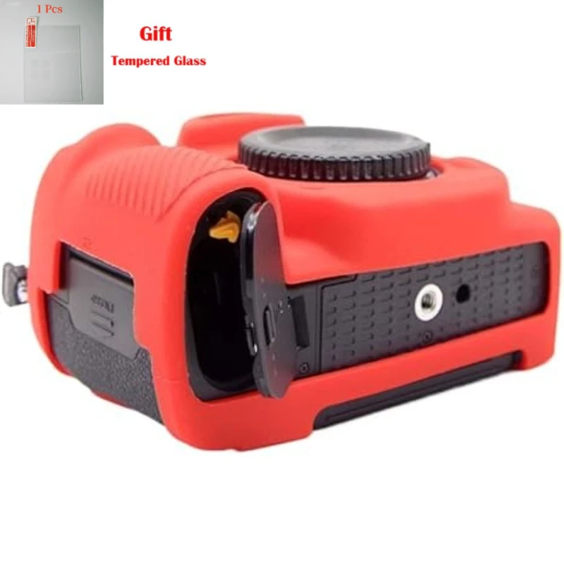 

Soft Silicone Camera Case Protective Body Cover Bag For Nikon D780 camera bag photography soft case + free tempered film