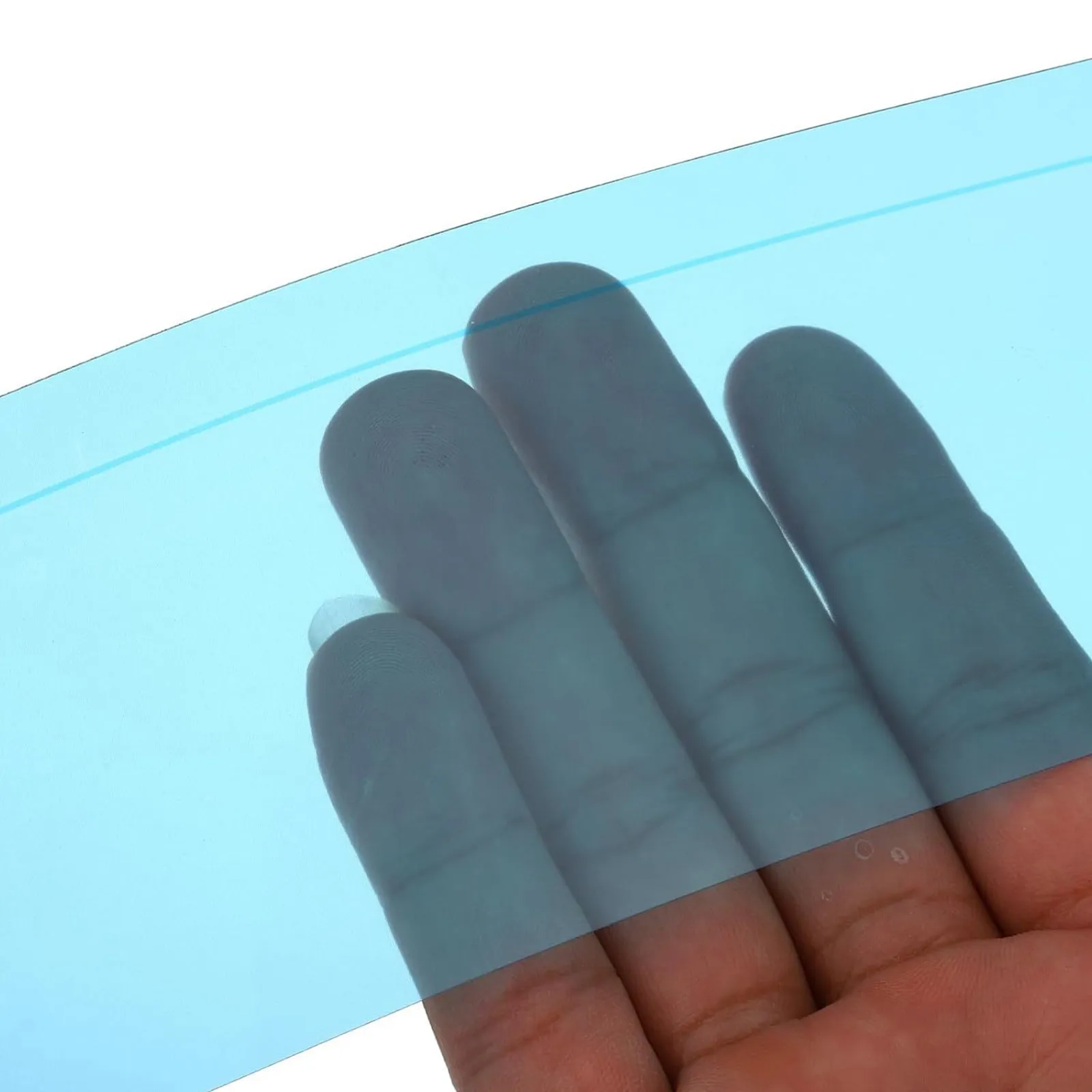 8Pcs Reading Aid Strips Blue Guided Reading Strips Classroom Tools Precision Tracking Highlight Colored Overlay Bookmarks Reduce