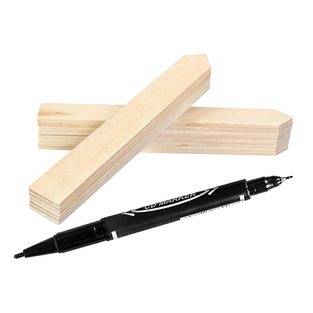 

1Set Wooden Garden Plant Labels Durable Lightweight Plant Name Tags for Potted Plants Garden Markers Lawn Tags