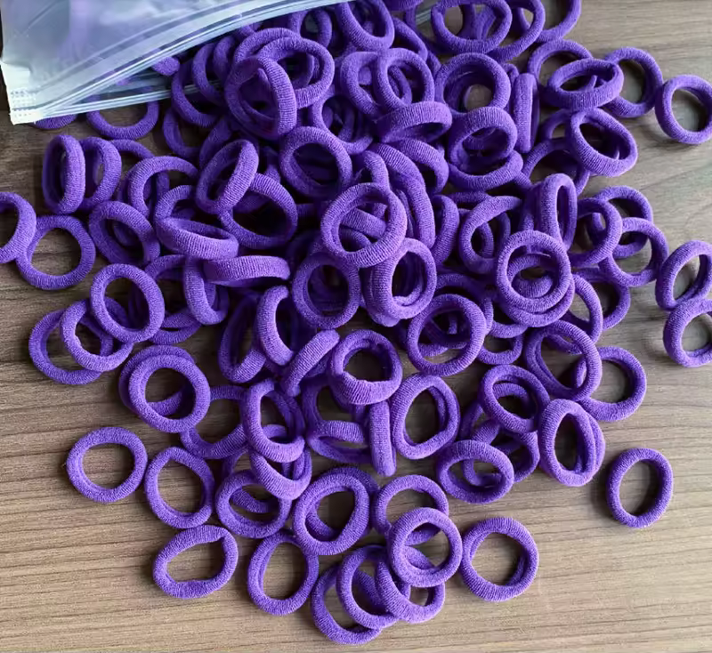 50/100Pcs Hair Bands for Children Colorful Nylon Scrunchie Hair Ties Rubber Band Kids Elastic Hair Leagues Girl Hair Accessories - Image 19
