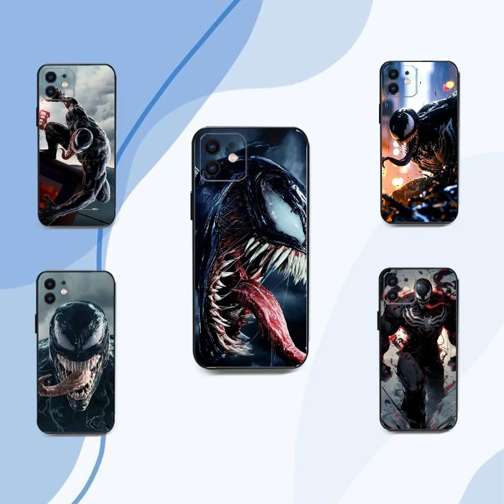 V-Venom Phone Case For Iphone 15 11 13 14 Pro Max 7 8 Plus X Xr Xs Max Se2020 12mini Cover Case