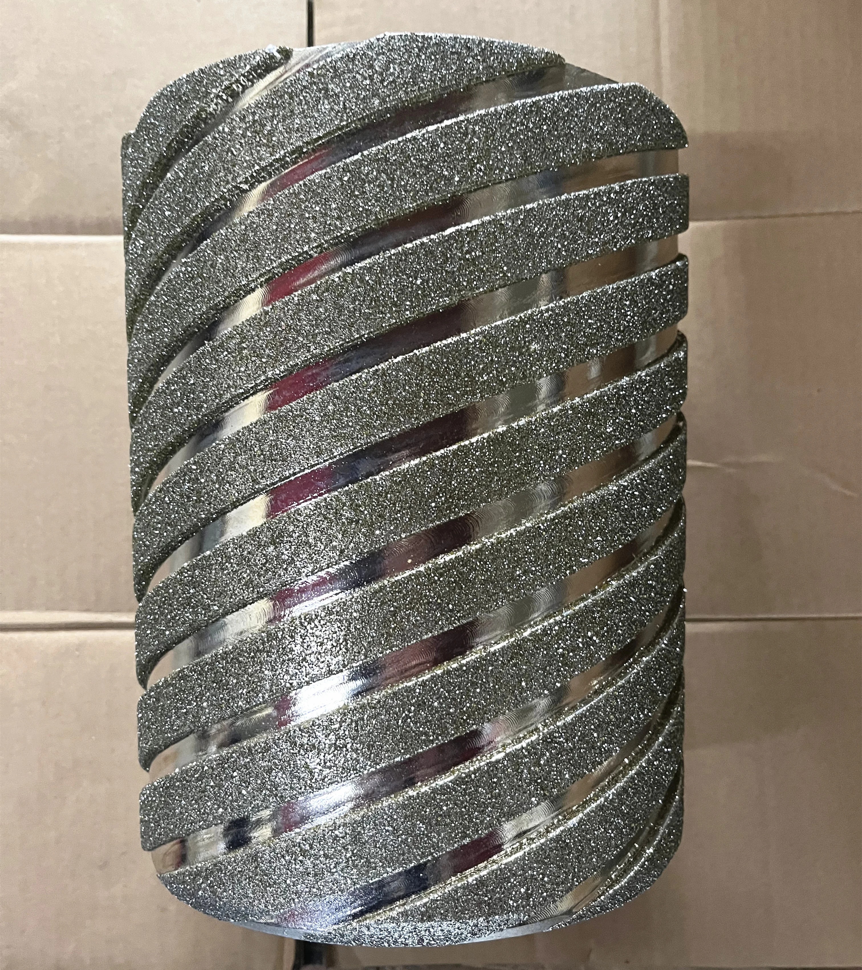 Diamond Abrasive Wheel Rough Drum Grind Wheel GRP Pipe Fiberglass Grinder Tools Electroplating Grinding Machine  Wheel