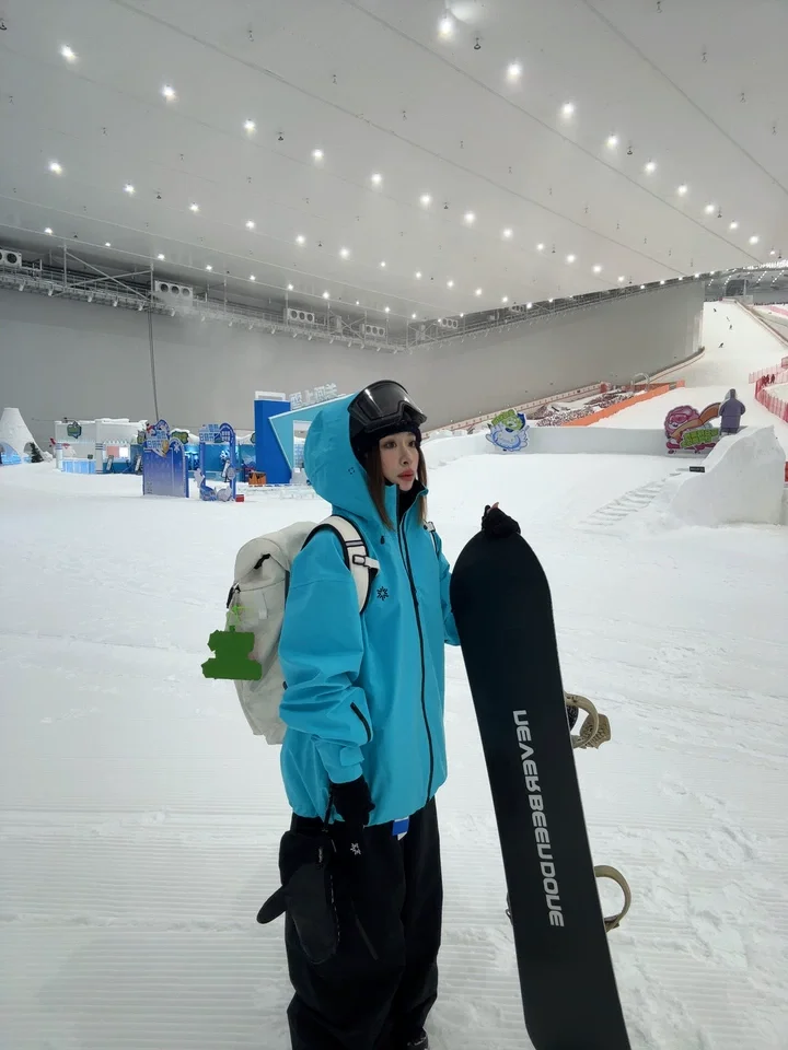 JOHN SNOW Snowboard Jacke Hosen Weibliche Trainingsanzug Berg Skifahren Suiten Winter Frauen Männer Schnee Anzüge Sport Wasserdichte Ski Sets – Detail 6
