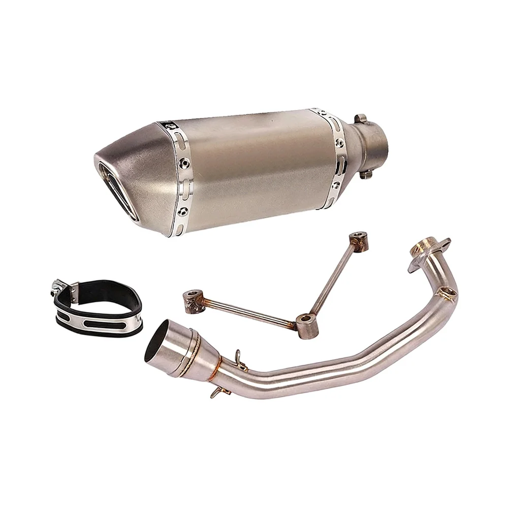 Auspuffanlagen für Yamaha BWS 125 Zuma 125 Komplettes System Krümmer Auspuffverbindungsrohr Schalldämpfer 310mm Auspuffrohre – Detail 7
