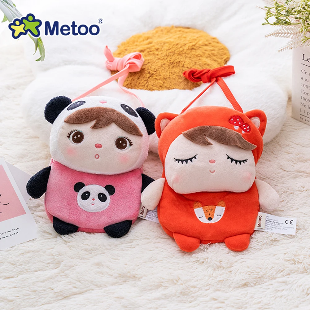 Metoo Forest Angela Plush Sling Bag Cute Plush Phone Bag Girls Plush Mini Bag Coins Purse Birthday Gifts Crossbody Bag