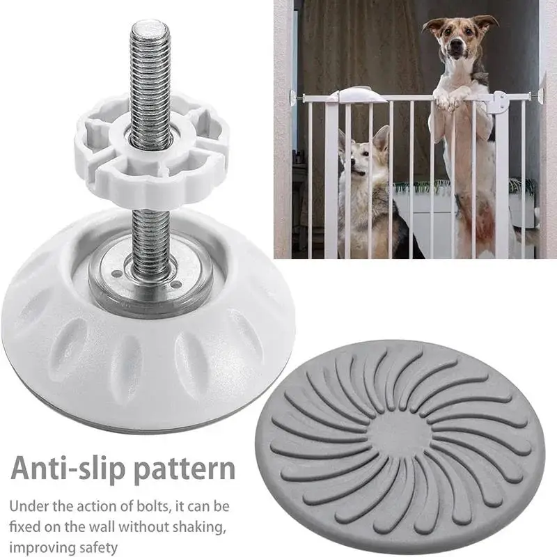 Walk Thru Gates Wall Cups Guard Safety Gate Screw Bolts Kit for Baby Pet Dog Stair - view 3