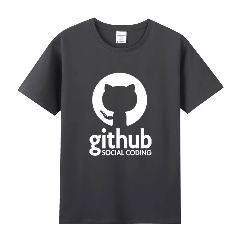 تي شيرت صيفي Github Octocat، Homebody، Geek، Programmer، تي شيرت من القطن الخالص برقبة دائرية وأكمام قصيرة للرجال والنساء