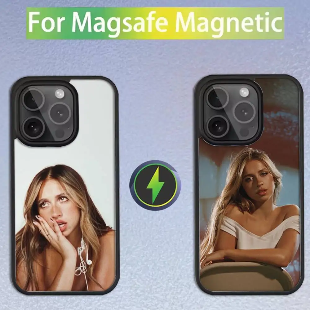 

Singer 18 Tate M-McRae Phone Case For iPhone 16,15,14,13,12,11,Pro,Max,Plus,Mini,SE Magsafe Magnetic Wireless Charging