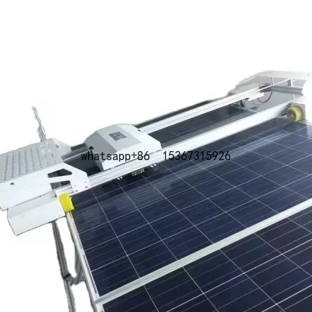 Automatic solar panel cleaning robot automatic PV cleaning technology robot machine equipment with battery